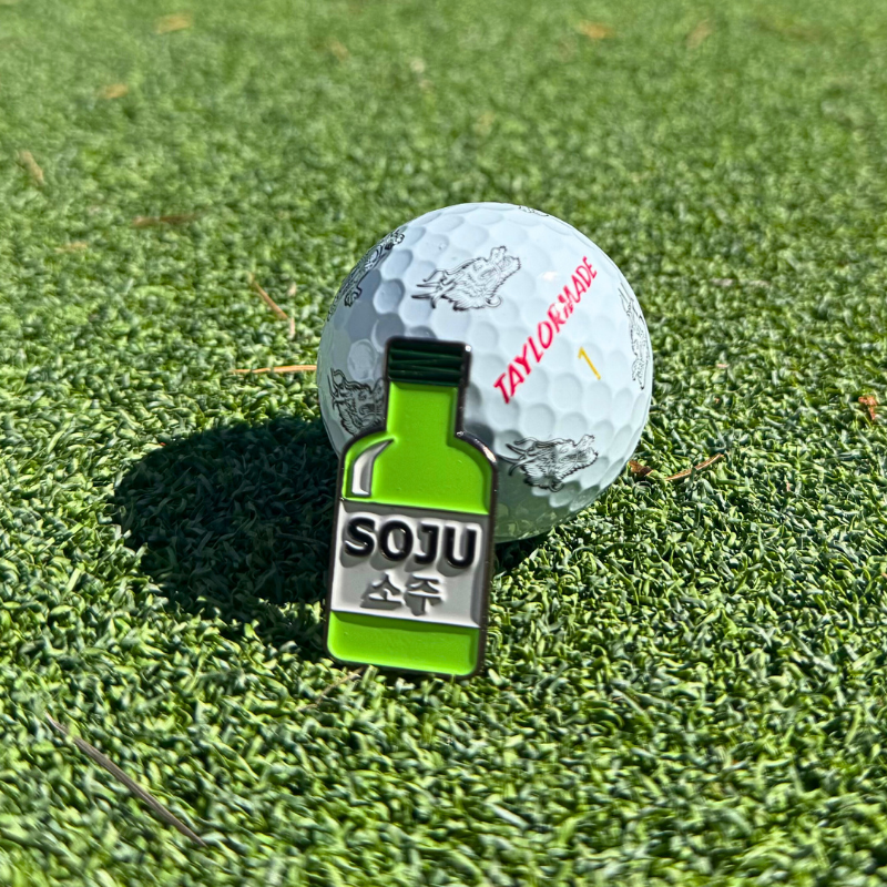 Soju Ball Marker and Hat Clip Set